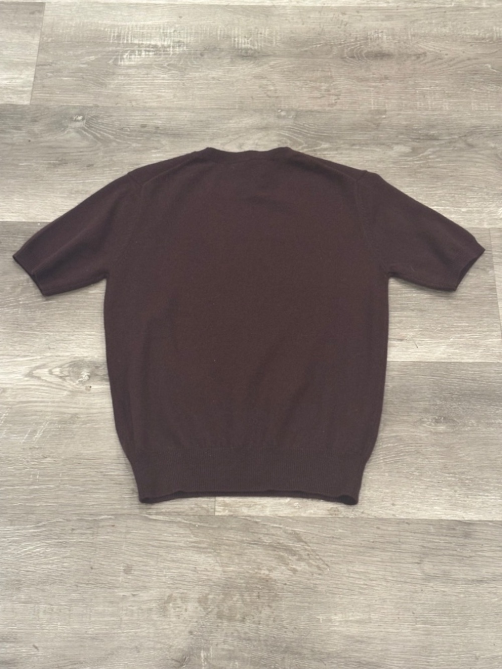 Kiltane Of Scotland 100% Pure Cashmere Stockbridge T-Shirt Maroon Womens XS NWT - Picture 4 of 6